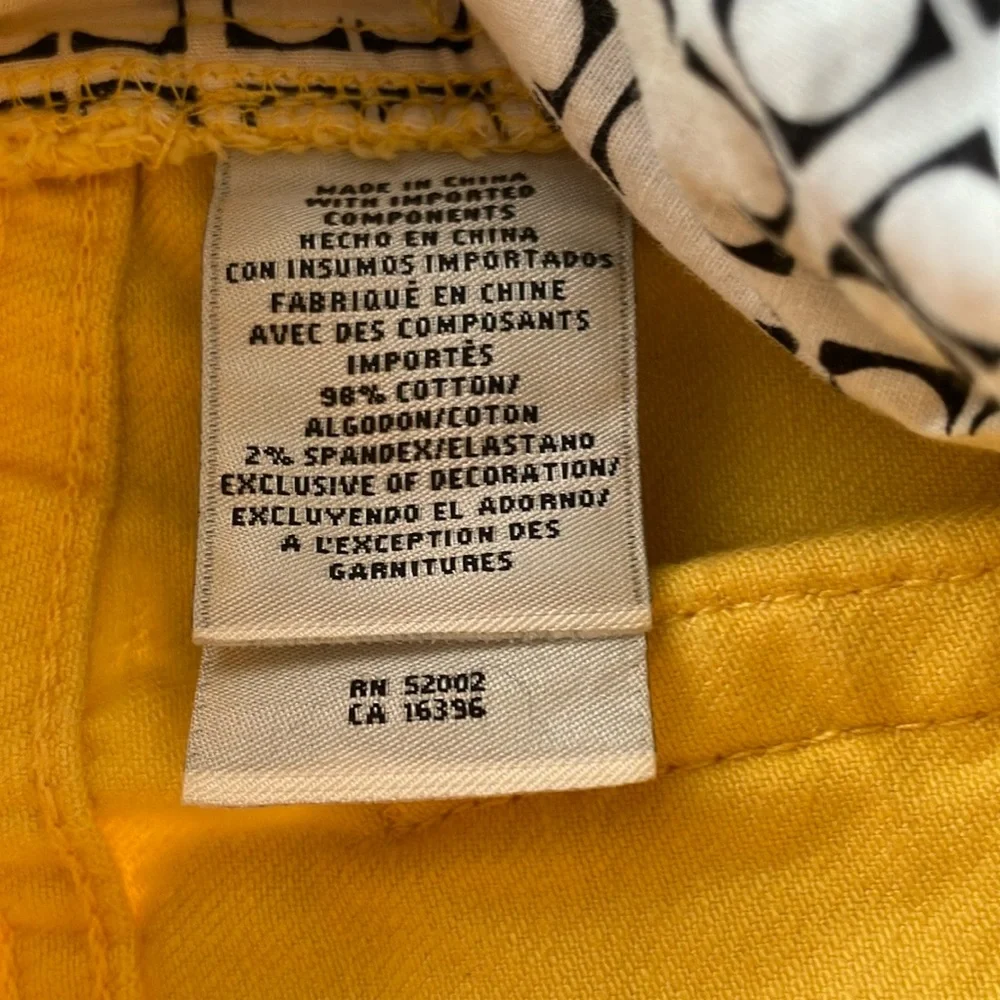Liz Claiborne Tan Straight Leg Jeans